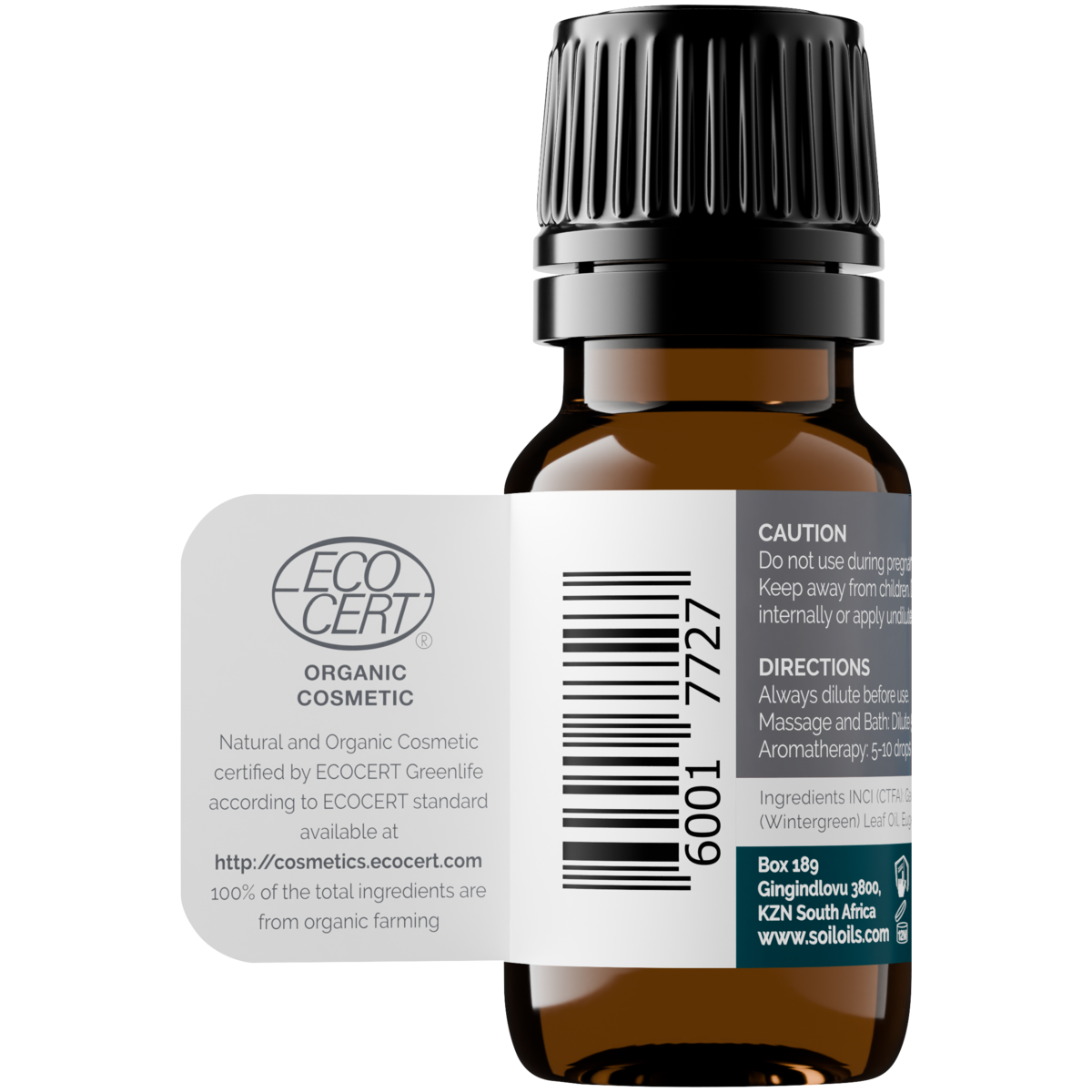 Organic Wintergreen Essential Oil (Gaulteria Procumbens) 10ml