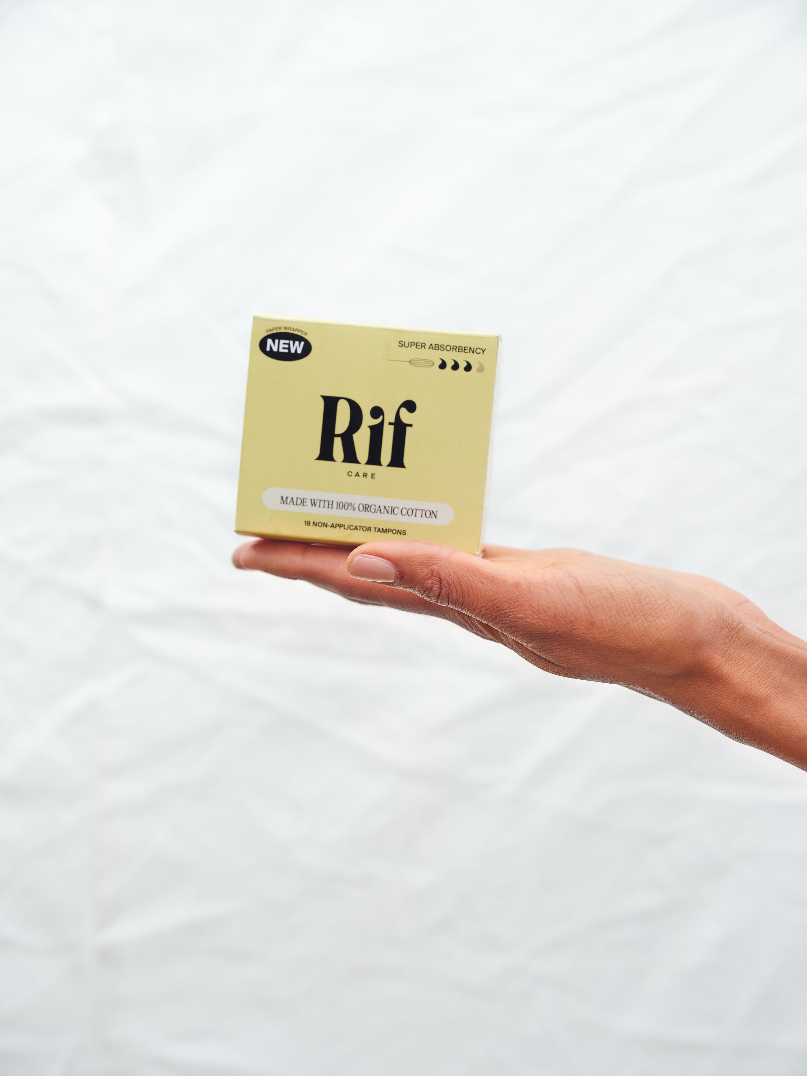 Organic Cotton Non-Applicator TAMPONS Super Absorbency