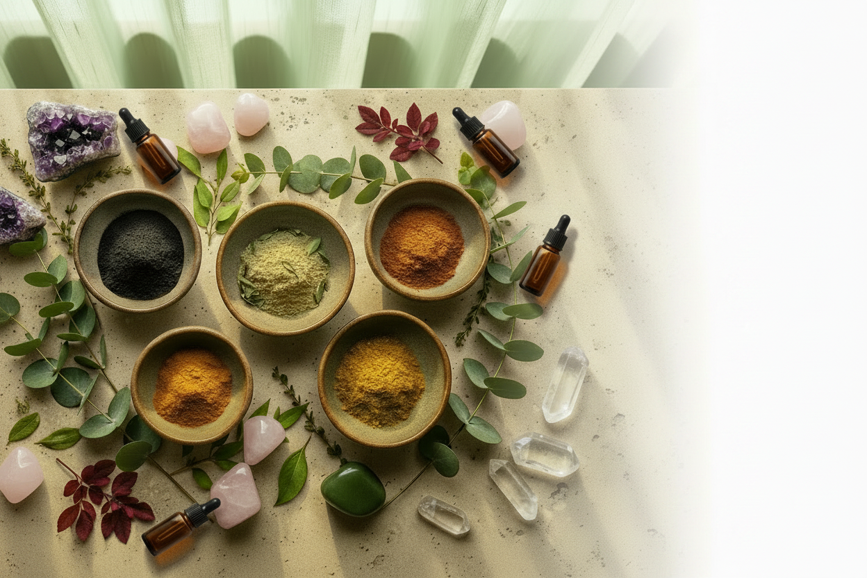 Corner Composition Wellness Hero Banner