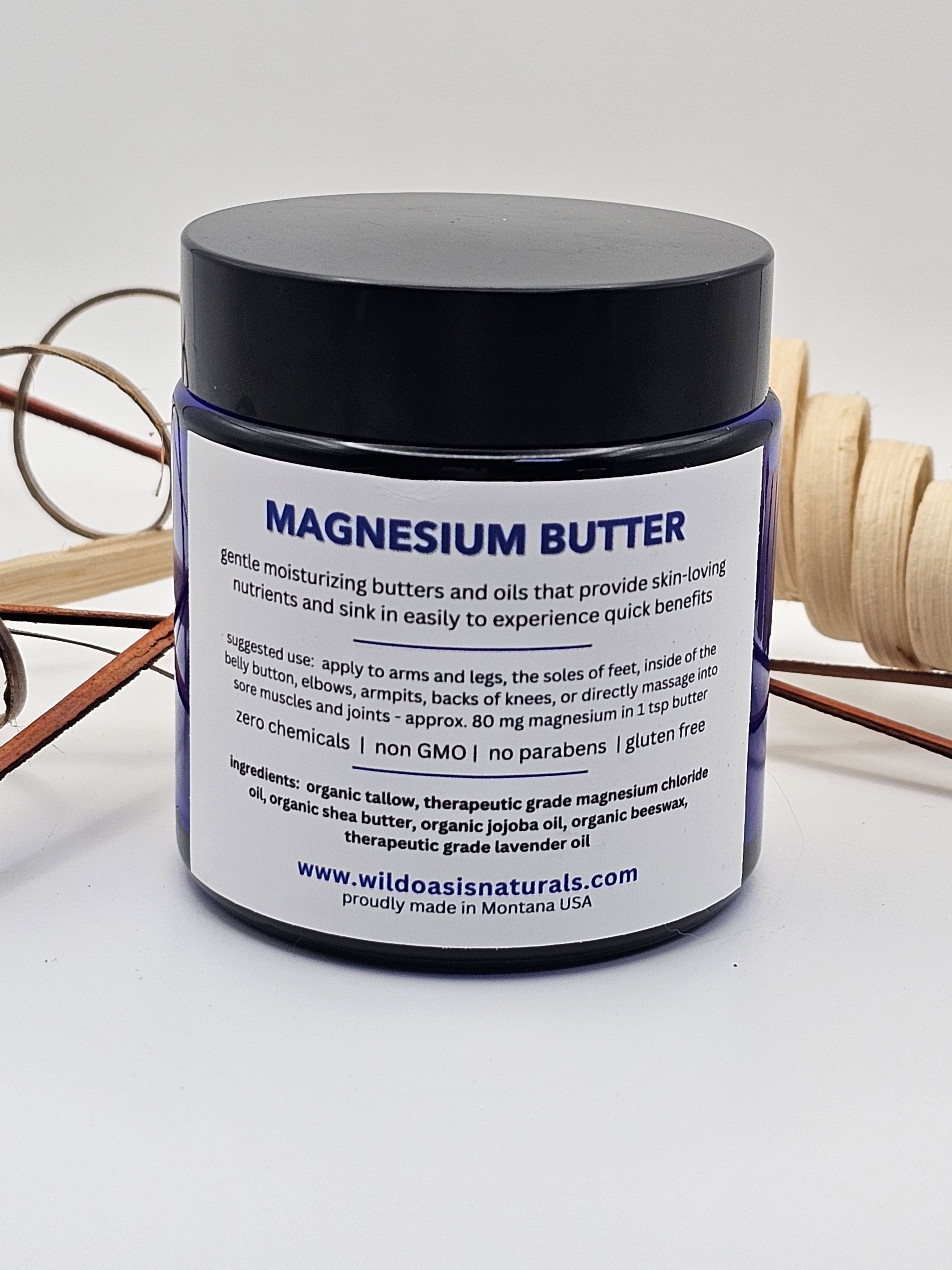 Magnesium Butter - Organic Tallow Magnesium Cream