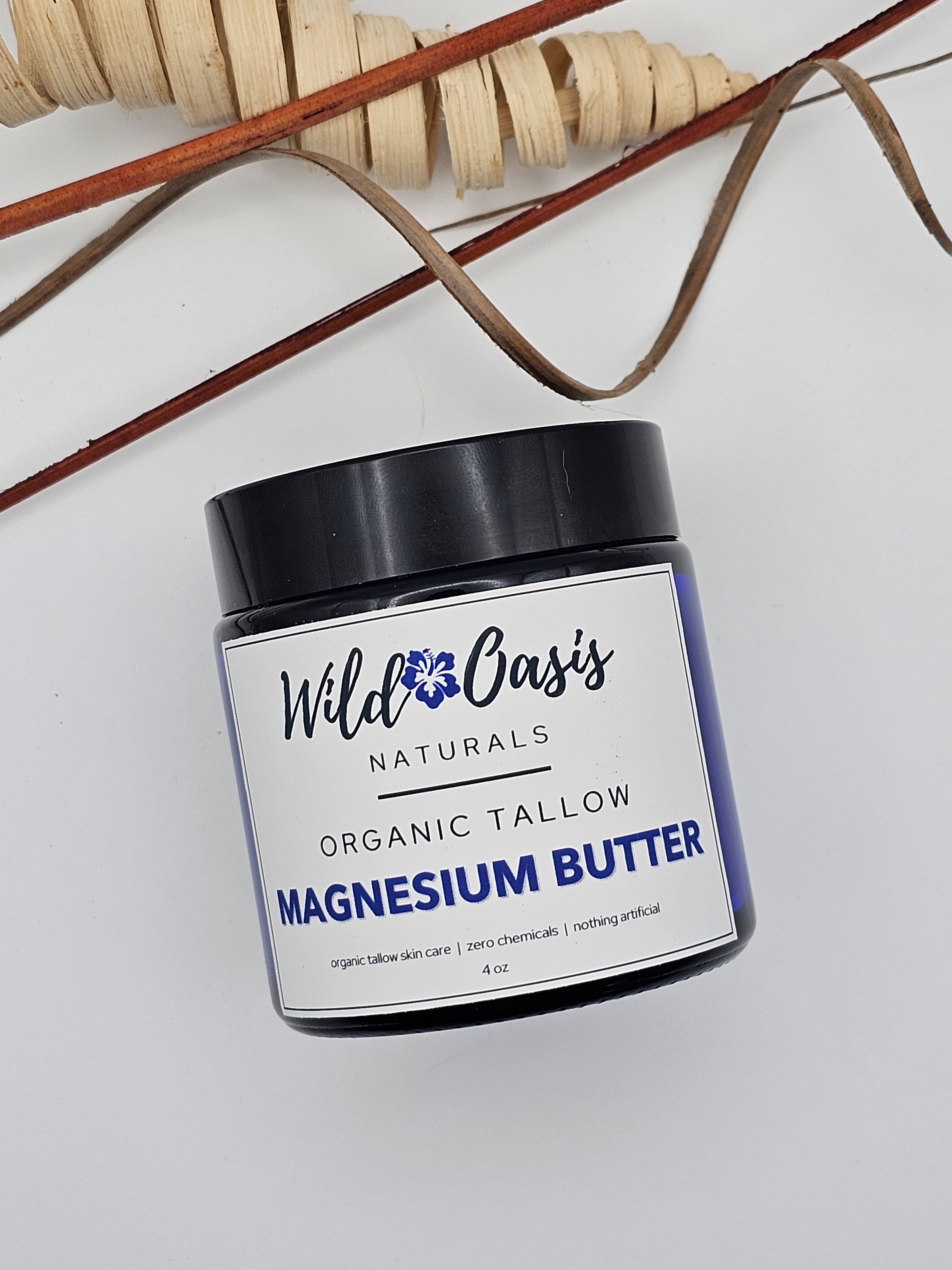 Magnesium Butter - Organic Tallow Magnesium Cream